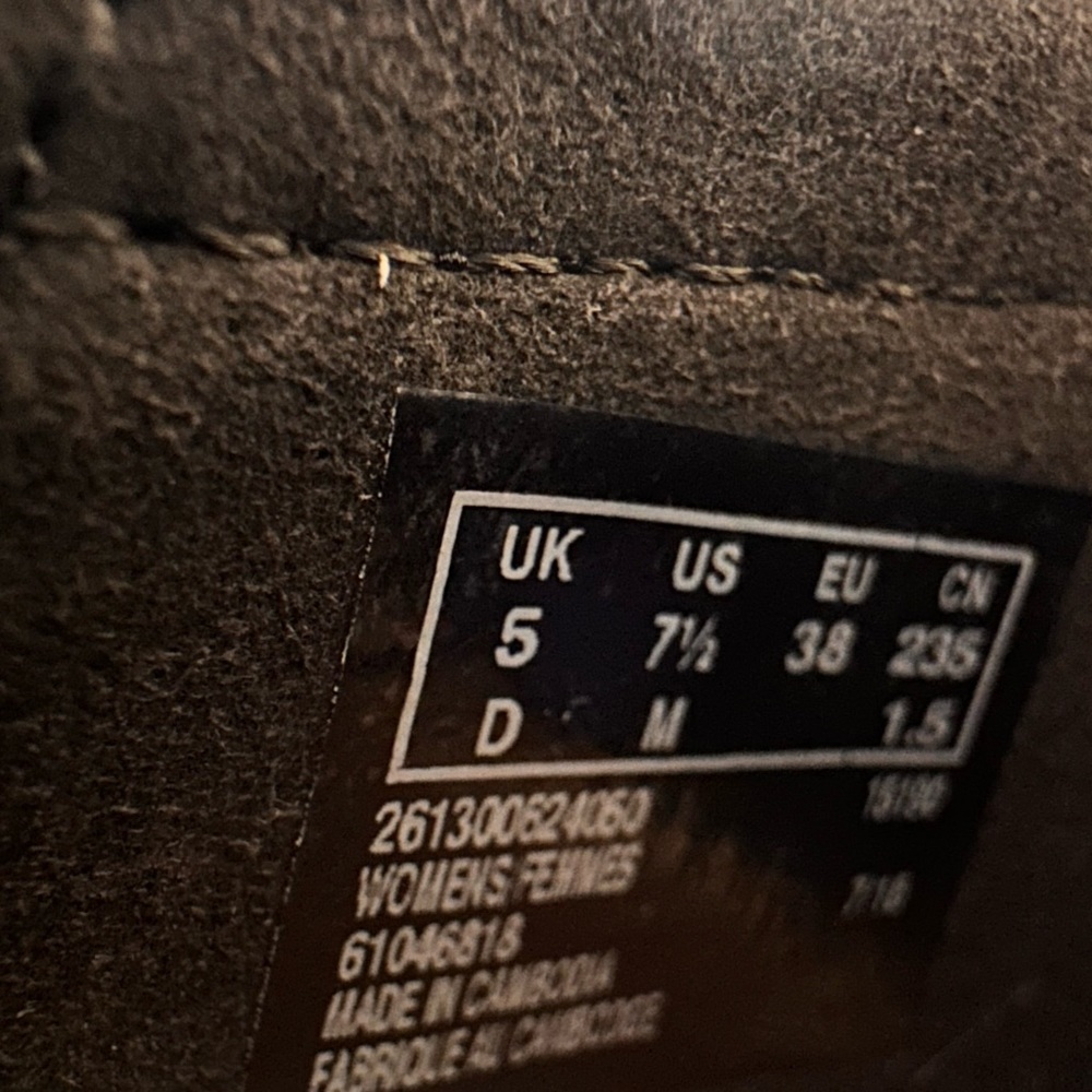 Clark’s Shoes. Black 7-1/2 M.